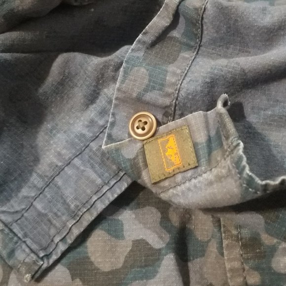 Blue camo men's Northwest Territory XXL shirt - Picture 3 of 4